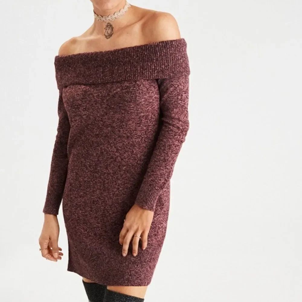 ✨AHH-MAZINGLY SOFT OFF-THE-SHOULDER SWEATER DRESS✨